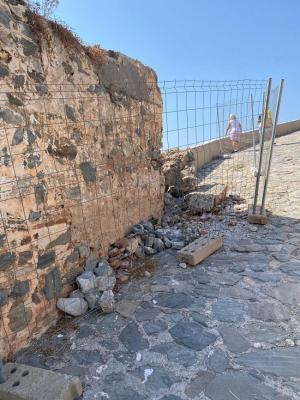 Deterioro de la muralla. 
