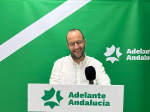 El secretario de organización de Adelante Andalucía, Nestor Salvador.