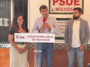Pedro Fernández, este 1 de mayo en Molvízar. 