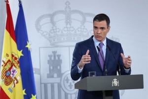Pedro Sánchez explica en rueda de prensa las medidas aprobadas. 