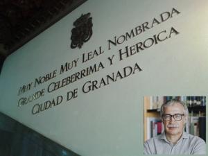 Imagen de Joan Carles March sobre el lema de Granada.