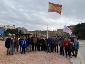 Delegación granadina en la manifestación de la AVT en Madrid.
