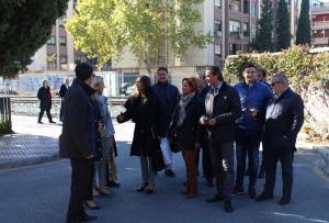 Visita de concejales del PP a Villarejo.