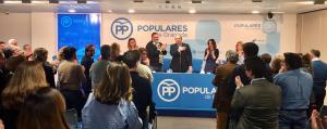 Sebastián Pérez agradece el apoyo en la última ejecutiva provincial.