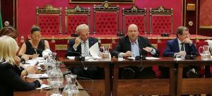 Sebastián Pérez, en la comisión informativa de Presidencia.