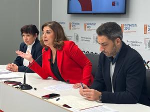 Raquel Ruz con Eva Fernández y Eduardo Castillo.