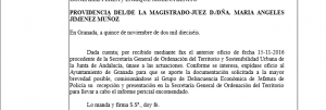 Detalle de la providencia dictada por la jueza del caso Nazarí.