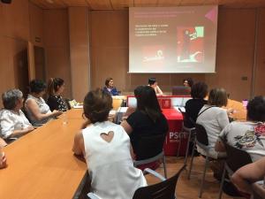 Imagen del taller feminista del PSOE de la capital.