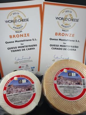 Nuevos premios logradis por un queso de Montefrio.