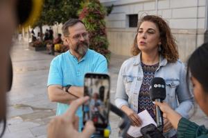 Raquel Ruz y Juanjo Ibáñez, este martes en rueda de prensa.