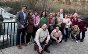 Foto de la familia tras el encuentro.