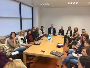 Reunión del PP con la asociación de mujeres empresarias.