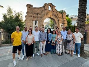 Rodríguez, en el acto electoral en Cenes de la Vega.