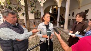 Raquel Ruz, este martes en el Ayuntamiento.