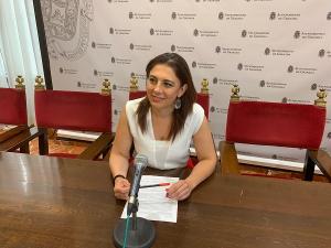 Raquel Ruz, este viernes en rueda de prensa.