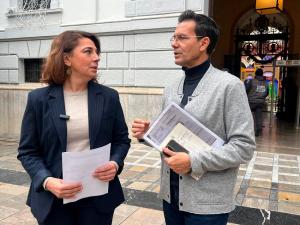 Raquel Ruz y Francisco Cuenca, este miércoles.