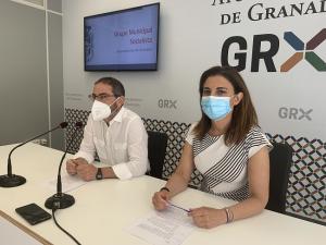 Raquel Ruz y Miguel Ángel Fernández Madrid en rueda de prensa. 
