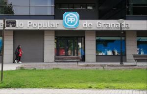 Imagen de archivo de la sede del PP de Granada. 
