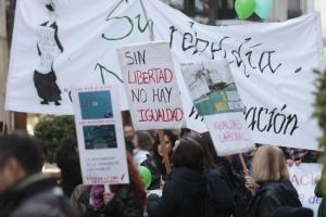 Imagen de una manifestación del 8 de marzo.