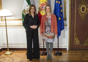 Susana Díaz y Ana Tárrago.