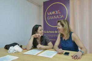 La candidata de Vamos Granada, Marta Gutiérrez.