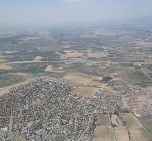 Imagen aérea del Área Metropolitana de Granada.