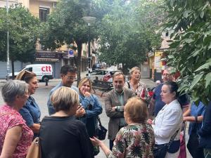 Visita de los socialistas a Doctores.