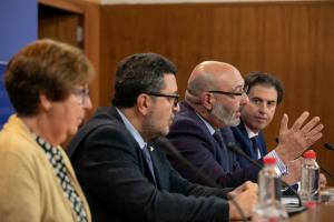 Alejandro Hernández, en rueda de prensa.