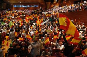 Imagen de archivo de un acto de Vox en Granada. 
