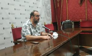 Paco Puentedura, en rueda de prensa. 