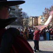 Los desfiles han finalizado junto a la Ermita de San Sebastián.