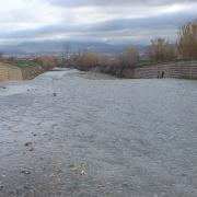 Otra vista del río Dílar a su paso por la Vega. 